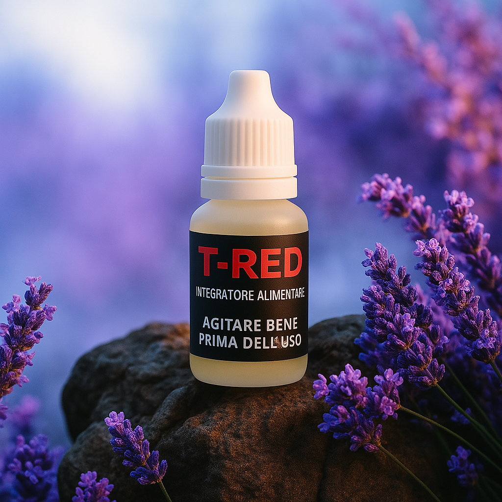 T-RED Gocce 100% Naturali per il Benessere Maschile