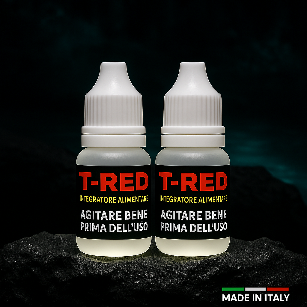 T-RED Gocce 100% Naturali per il Benessere Maschile