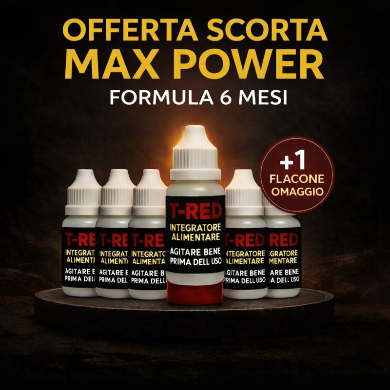 PROMO 5+1 GRATIS T-Red (30ml - 900 gocce)