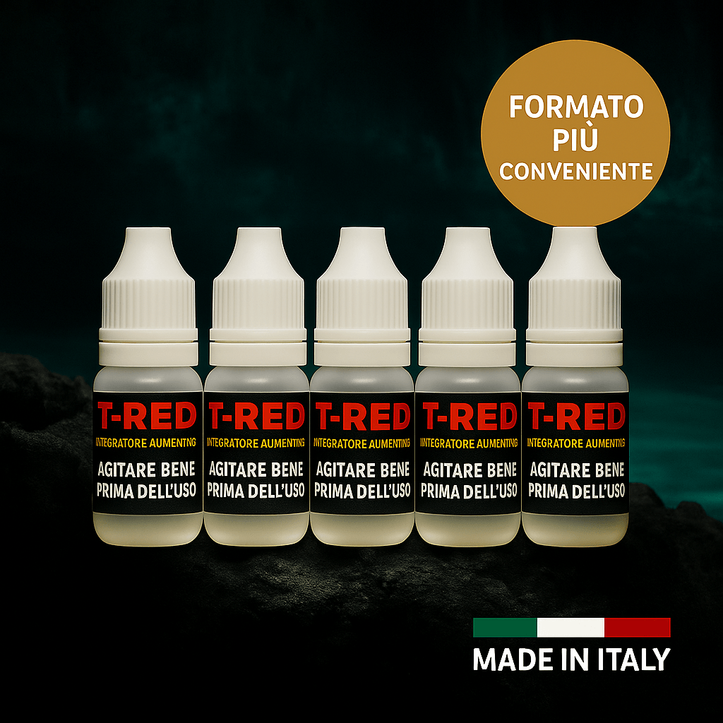 PROMO: 5 confezioni T-Red (25ml) - T-RED Store