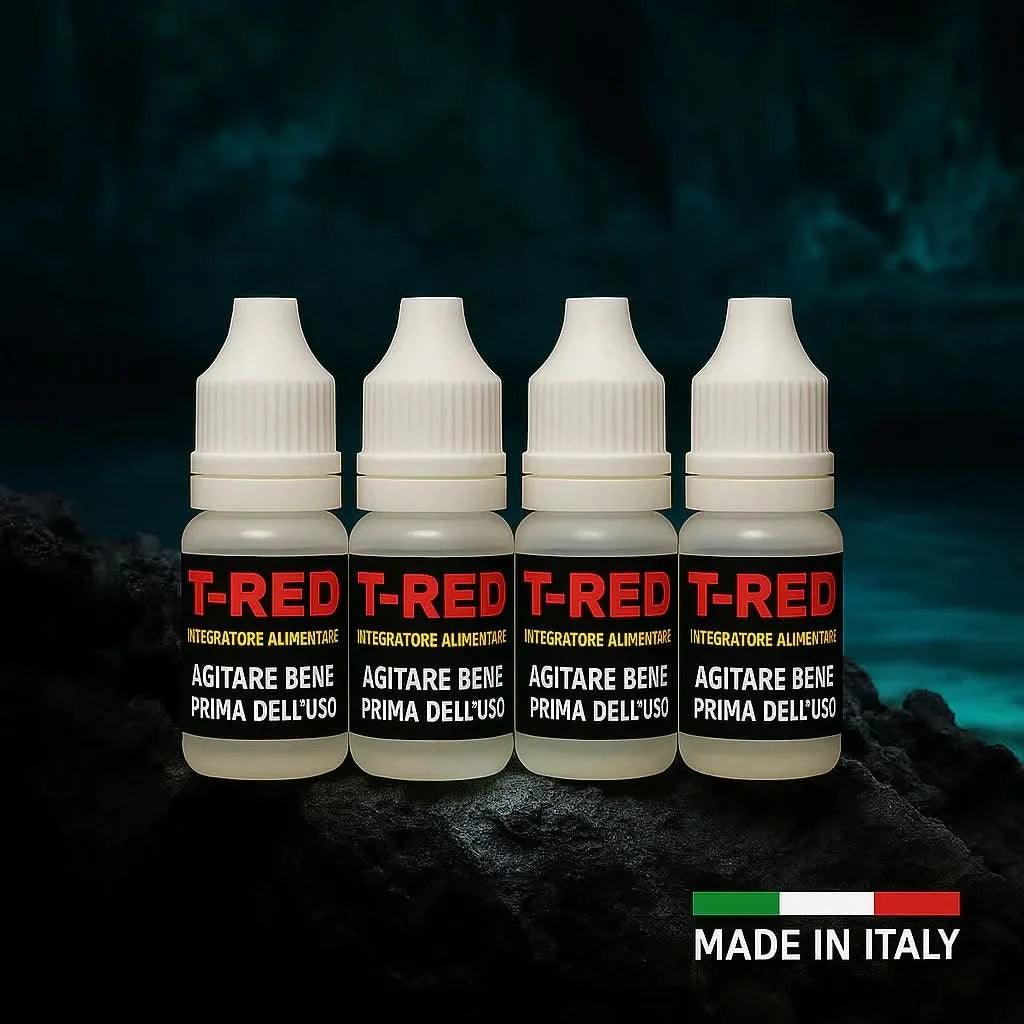 T-RED Gocce 100% Naturali per il Benessere Maschile